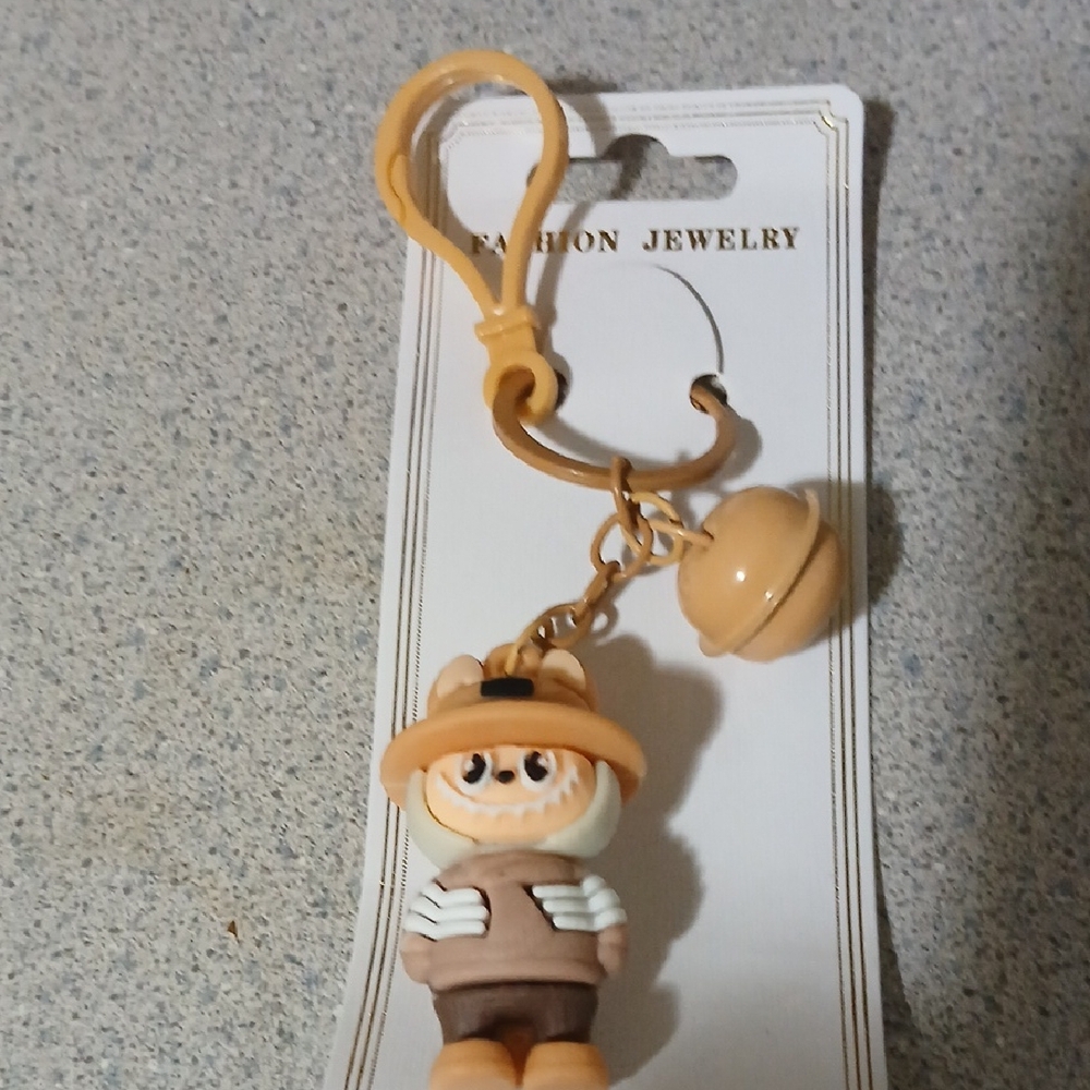 MONSTER KEYCHAIN/BAG CHARM W/BELL - Picture 1 of 4